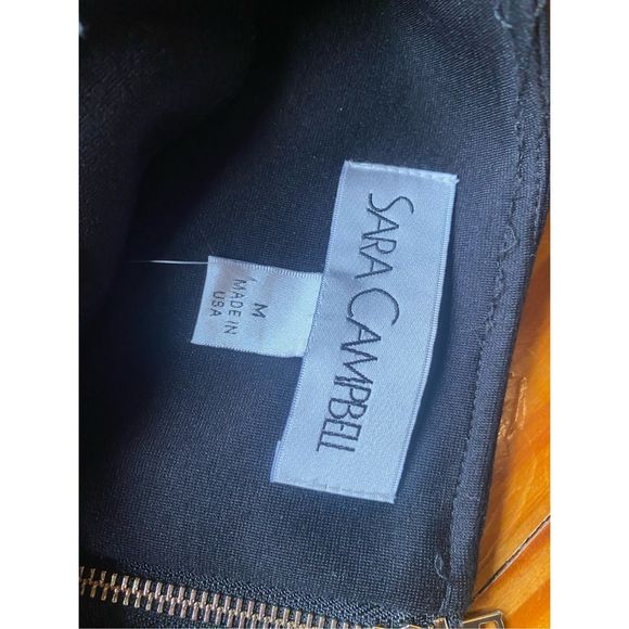 Sara Campbell Black Bell Sleeve Shift Duchessa Dress, Size Medium, MSRP $295 - Picture 2 of 5